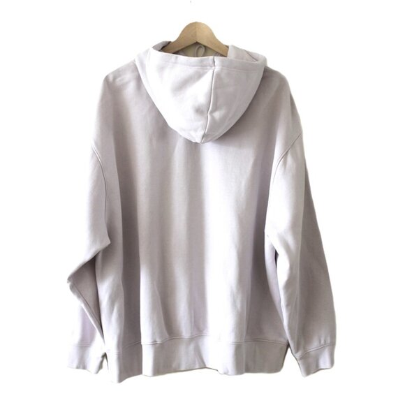 NIKE Oversized Swoosh Fleece Hoodie in Lilac - Size 1X/XL - Picture 9 of 13